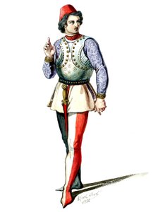 Halévy - La magicienne - 服装模特：Alfred Albert - 04.Ecuyer，男声合唱（修图）