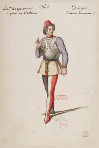 Halévy - La magicienne - 服装模特：Alfred Albert - 04.Ecuyer，男声合唱
