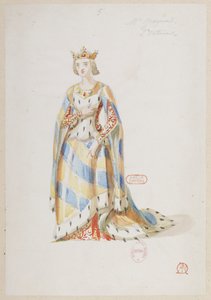 Halévy - La magicienne - Alfred Albert 设计的服装模特 - 05.Gueymard 夫人，第二套服装