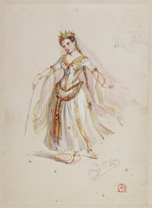 Halévy - La magicienne - 阿尔弗雷德-阿尔伯特的服装模特 - 10. 仙女、女子合唱团