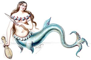 Halévy - La magicienne - Alfred Albert 设计的服装模特 - 14.塞壬 (修饰)