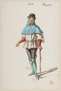 Halévy - La magicienne - Alfred Albert 设计的服装模特 - 15.佩桑