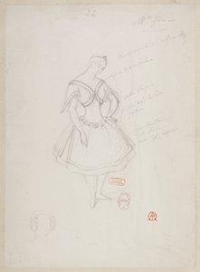 Halévy - La magicienne - Alfred Albert 设计的服装模特 - 24.齐娜女士（双人舞）