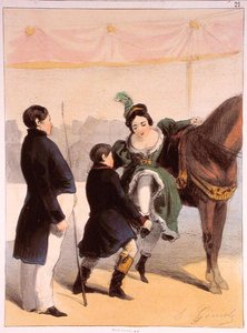 The Circus Performer，来自Les Femmes de Paris，1841-42