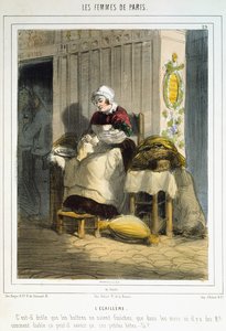 牡蛎卖家，来自巴黎妇女，1841-42