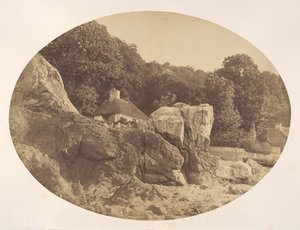 Babbicombe，来自海滩，1857年。 作者 阿尔弗雷德·巴特森