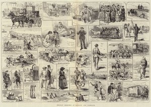 马盖特和拉姆斯盖特的假日素描 作者 Alfred Courbould
