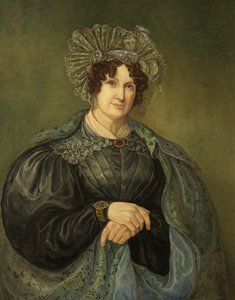 罗琳达-夏普尔斯（Rolinda Sharples）的母亲埃伦-夏普尔斯（Ellen Sharples）夫人 作者 阿尔弗雷德·图普