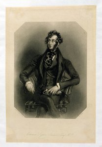 Edward Lytton Bulwer（1803-73），由H. Cook雕刻 作者 阿尔弗雷德·爱德华·沙隆