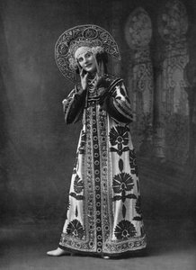 安娜·帕夫洛娃（Anna Pavlova）1881-1912，俄罗斯芭蕾舞演员，1911-1912。