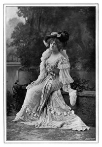 玛丽·斯塔德霍尔姆（Marie Studholme），英国戏剧演员，1901年。