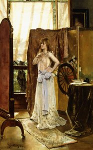 排练，1888年 作者 阿尔弗雷德·埃米尔·史蒂文斯（Alfred Emile Stevens）