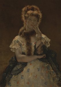 巴黎狮身人面像 作者 阿尔弗雷德·埃米尔·史蒂文斯（Alfred Emile Stevens）