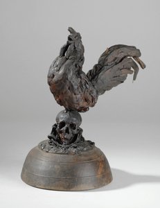 山姆-威尔逊壁炉的9个模型之一，约1908-14年（石膏和虫胶）（另见876021）。 作者 阿尔弗雷德·吉尔伯特