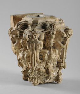 山姆-威尔逊烟囱的9个模型之一，约1908-14年（石膏和虫胶）。 作者 阿尔弗雷德·吉尔伯特