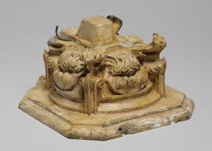 Sam Wilson Chimneypiece 的 9 个模型之一，c.1908-14（石膏和虫胶） 作者 阿尔弗雷德·吉尔伯特