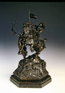 圣乔治和龙，胜利领先（青铜）。