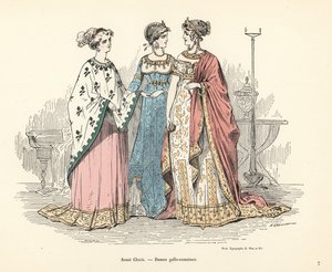 克洛维斯国王一世之前时代的加洛罗罗曼妇女服饰，5