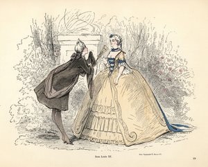 法国国王路易十五时代的女性服饰