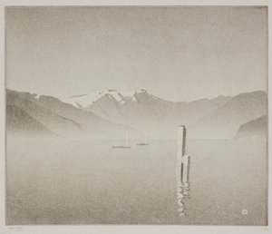 科莫湖（aquatint）