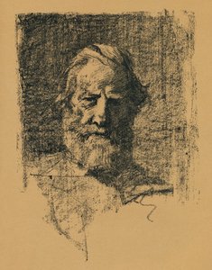人像素描，c1895，1896年