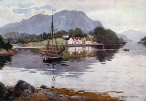 Godosund，哈当厄尔峡湾 作者 阿尔弗雷德·希顿·库珀