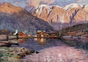 Ulvik，Hardanger Fjord 作者 阿尔弗雷德·希顿·库珀