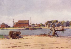 Walberswick Ferry，萨福克郡 作者 阿尔弗雷德·希顿·库珀