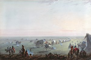 1837年在日出时分手营地