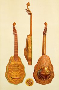 女王伊丽莎白一世约翰罗斯，1580年，来自&39;乐器&39;的（彩色光刻）