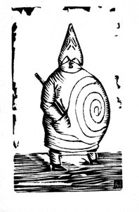 乌布神父，19 世纪末（木版画）