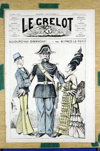 Le Grelot》的封面，第167号，彩色讽刺作品