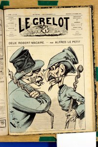 Le Grelot》第189期的封面，《彩色讽刺》。