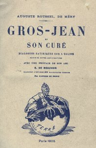 阿尔弗雷德-勒佩蒂特（1841-1909）为《格罗斯-让和他的治疗》封面所做的插图 作者 阿尔弗雷德·勒·佩蒂特