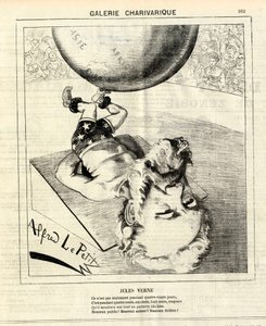 Le Charivari, B & W中的讽刺性文章
