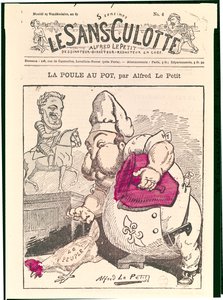 亨利·查尔斯·费迪南德·玛丽·迪奥多恩（1820-83）漫画“香椿罐头”，1879年出版的“The Sans-Culotte”中的Chambord伯爵