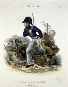 Lemercier 于 1830 年革命期间的理工学院。