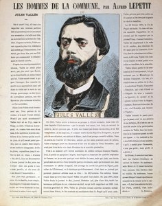 朱尔斯·瓦雷斯（Jules Valles），法国记者，作家和巴黎公社成员，1871年 作者 阿尔弗雷德·莱皮蒂