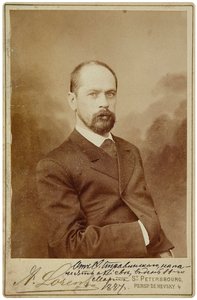 费奥多尔-斯特拉文斯基（1843-1902 年）--歌剧男低音歌唱家费奥多尔-伊格纳季耶维奇-斯特拉文斯基（1843-1902 年）肖像--彼得堡 Alfred Lorens 照相馆。照片 作者 Alfred Lorens