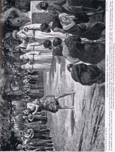 正义由德鲁伊教派，“哈钦森的国家历史”中的插图，c.1910 作者 阿尔弗雷德·皮尔斯（Alfred Pearse）