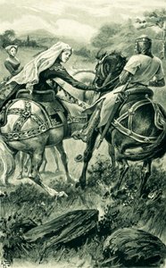 卡里克伯爵夫人和罗伯特德布鲁斯 作者 阿尔弗雷德·皮尔斯（Alfred Pearse）