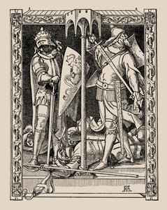 Die Nibelungen。 Dietrichs Men爵士如何被全部杀害，1840-1841年。 作者 阿尔弗雷德·雷特尔