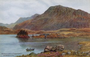 Arthog Lake和Cader Idris，No。Barmouth