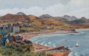 Criccieth湾从城堡