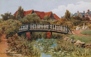 肯辛顿花园的Eily Pond;洛斯托夫特 作者 阿尔弗雷德·罗伯特·昆顿