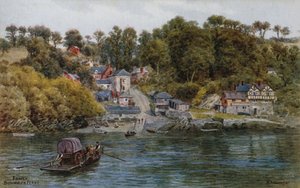 Fowey，Bodinnick Ferry 作者 阿尔弗雷德·罗伯特·昆顿