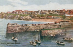 港口和Towan海滩，Newquay