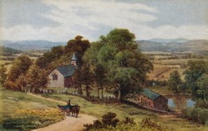 Llandrindod Wells，教区教堂 作者 阿尔弗雷德·罗伯特·昆顿