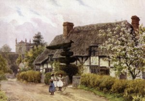Norton, near Evesham, Worcester (colour litho) 作者 阿尔弗雷德·罗伯特·昆顿