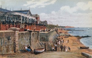 Pavilion und Beach，Clacton-on-Sea 作者 阿尔弗雷德·罗伯特·昆顿